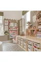 Libreria da parete Montessori, scaffale da parete, libreria per la cameretta dei bambini, libreria bianca