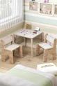 Bureau d'activités pour enfants avec chaise à dossier pour jeux et travaux (2-4 ans)