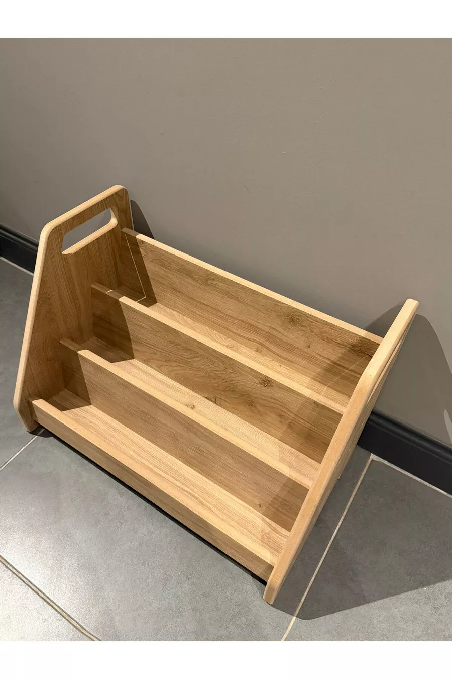 Montessori 3 Raflı MDF Çok Kullanışlı Kitaplık