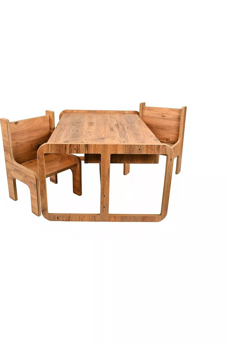 Table de jeux et d'activités pour enfants - Table de travail et de pâte à modeler - 2 chaises - MDF - x x cm