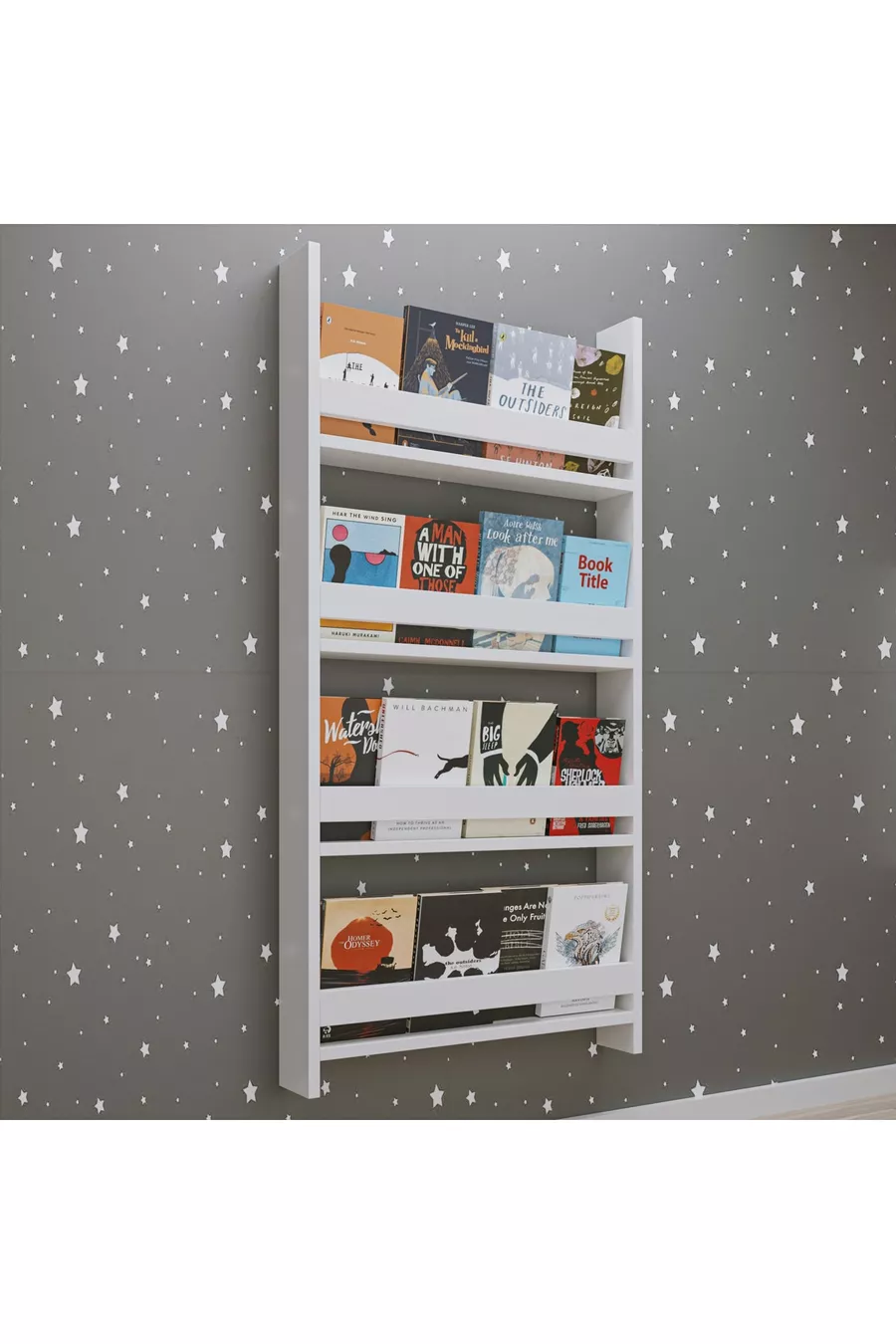 Artemis - Bibliothèque pour Chambre d'Enfant Montessori à 4 Étagères