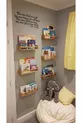 Bibliothèque Montessori Étagère Murale pour Chambre d'Enfant et Bébé Étagère en Bois 3 Pièces Cm