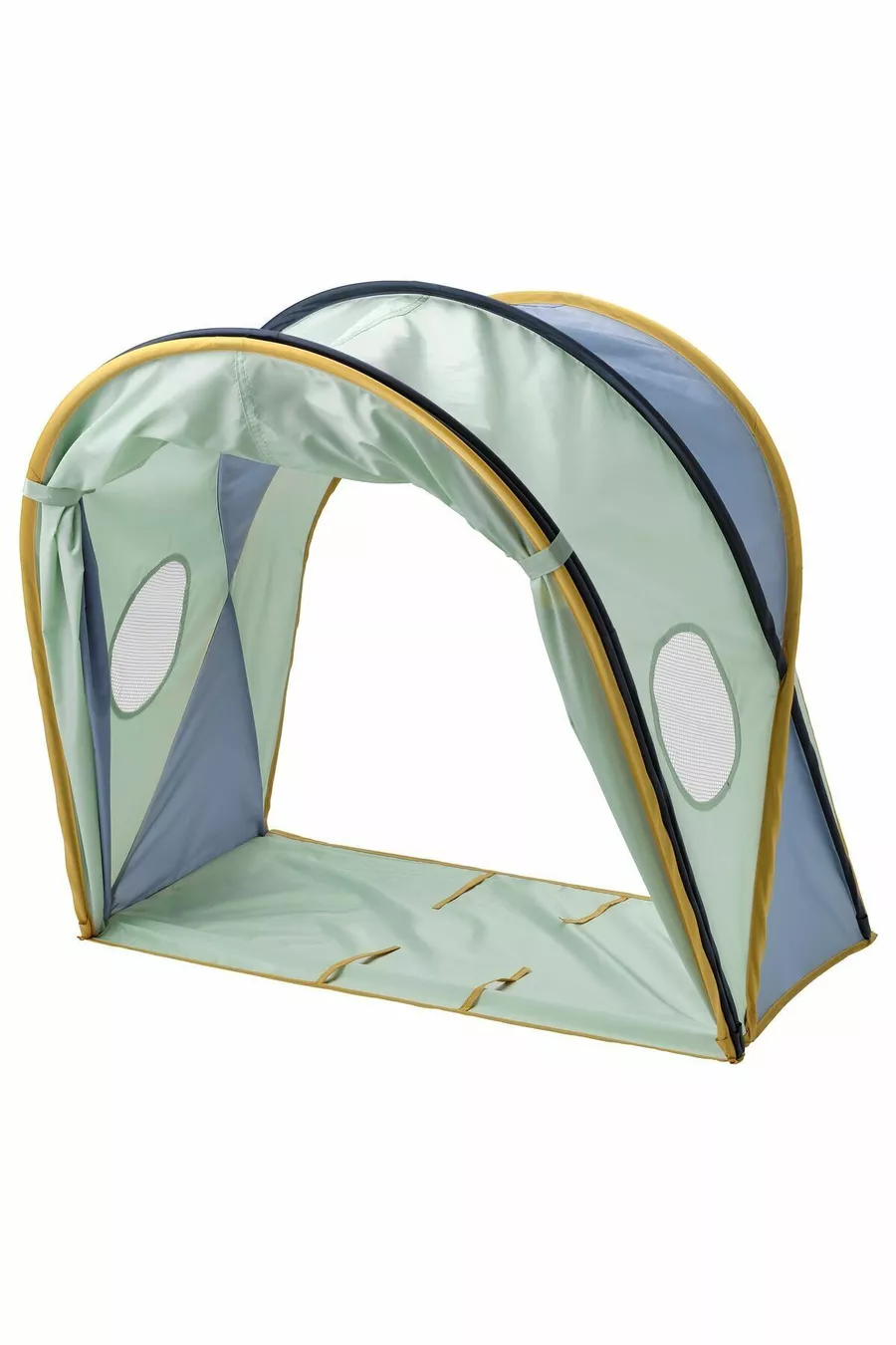 Adjustable width bed canopy, blue-green, Height: cm Width: // cm