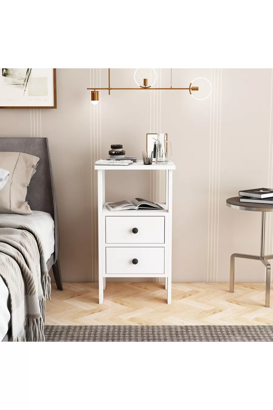 Mobiga Misty Nightstand Dresser