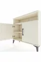 Commode Arges 2 étagères 2 portes Pierre de lune-Pierres de lune