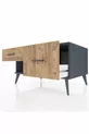 Kronos Dressoir 2 Lades Antraciet-Antraciet/Den