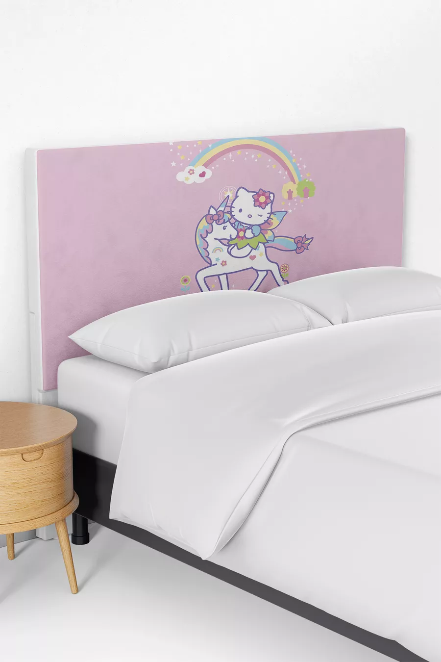 Hello Kitty Muster Kinderbett Kopfteilbezug