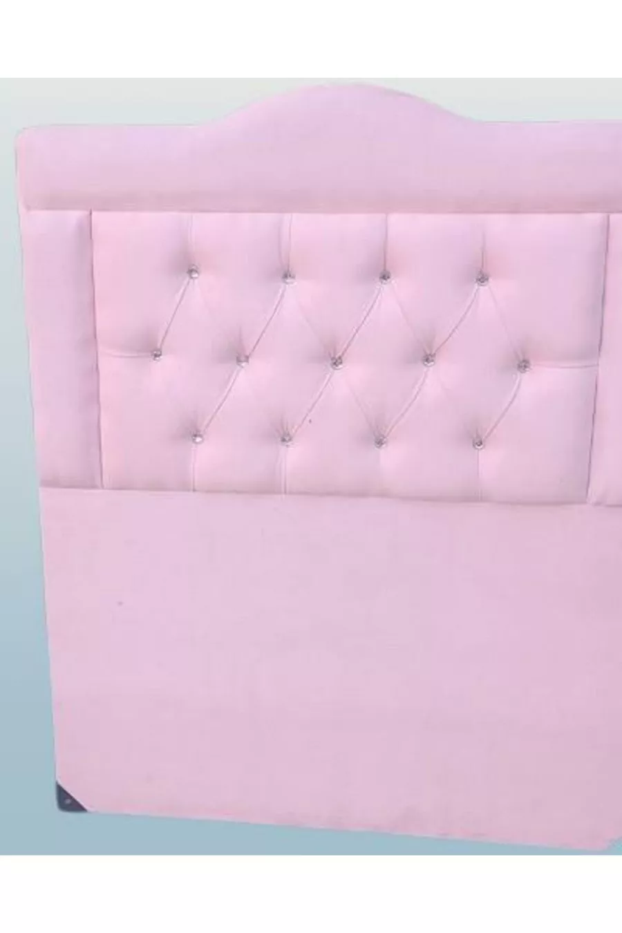 Titre DK Tissu en duvet de poulain pour une personne Couleur rose poudré Fait main