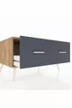 Commode Kronos 2 tiroirs Pin-Pin/Anthracite