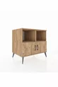 Commode Kronos 2 étagères 2 portes Pin-Pin