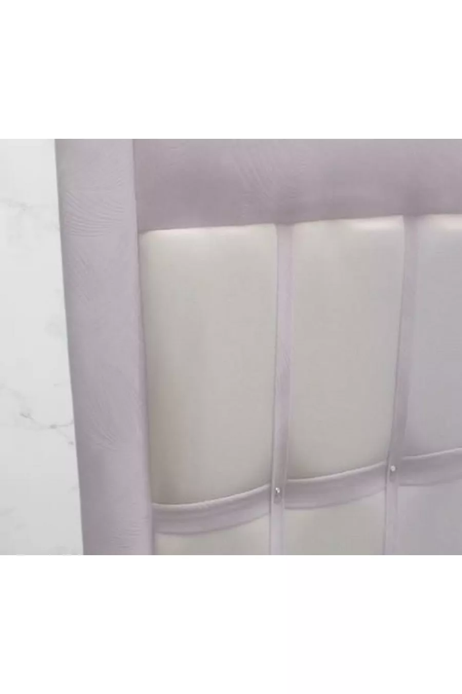 Titolo DK Doppia Persona Tessuto Piuma di Cavallo Modello Windows Lilla Chiaro Colore Crema