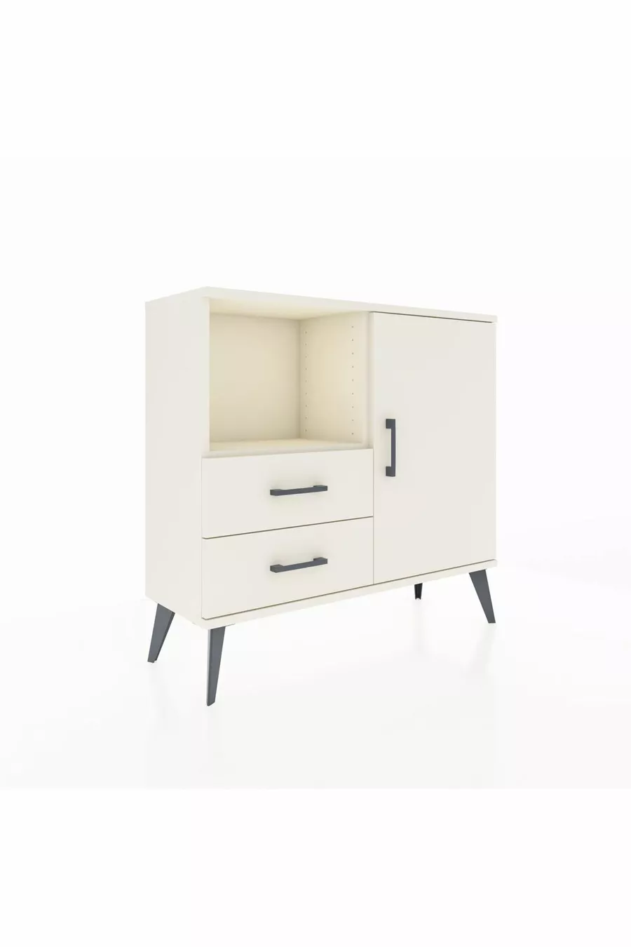 Arges Dressoir 2 Planken 2 Laden 1 Deur Agaat-Agaat
