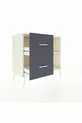 Hyperion Dressoir Enkele Plank 2 Lade Maansteen-Maansteen/Antraciet