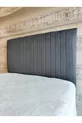Design Sonne Linen Bed Base Headboard Cover Cm Anthracite