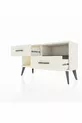 Arges Dressoir Enkelplank 2 Lade Aytaşı-Antraciet/Aytaşı