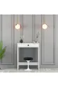 Lissabon Mini Make-up Tafel Dressoir - Wit