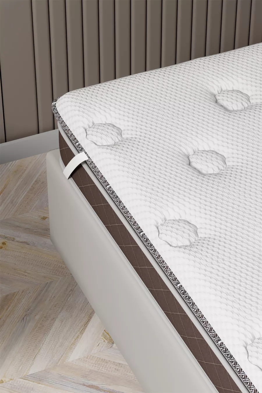Yatak Pedi, Serap Comfort Premium Kapitoneli Yatak Pedi, Full Ortopedik, Ölçü Seçenekli