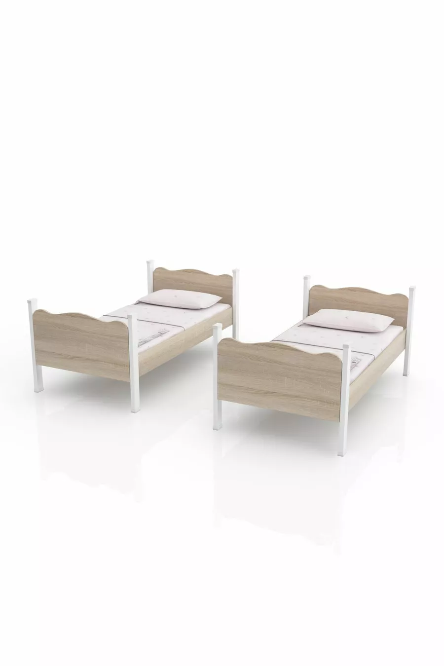PATİKO MDF Freestanding Detachable Bunk Bed