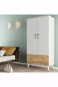 Armoire Nova 2 portes Blanc-pin - 