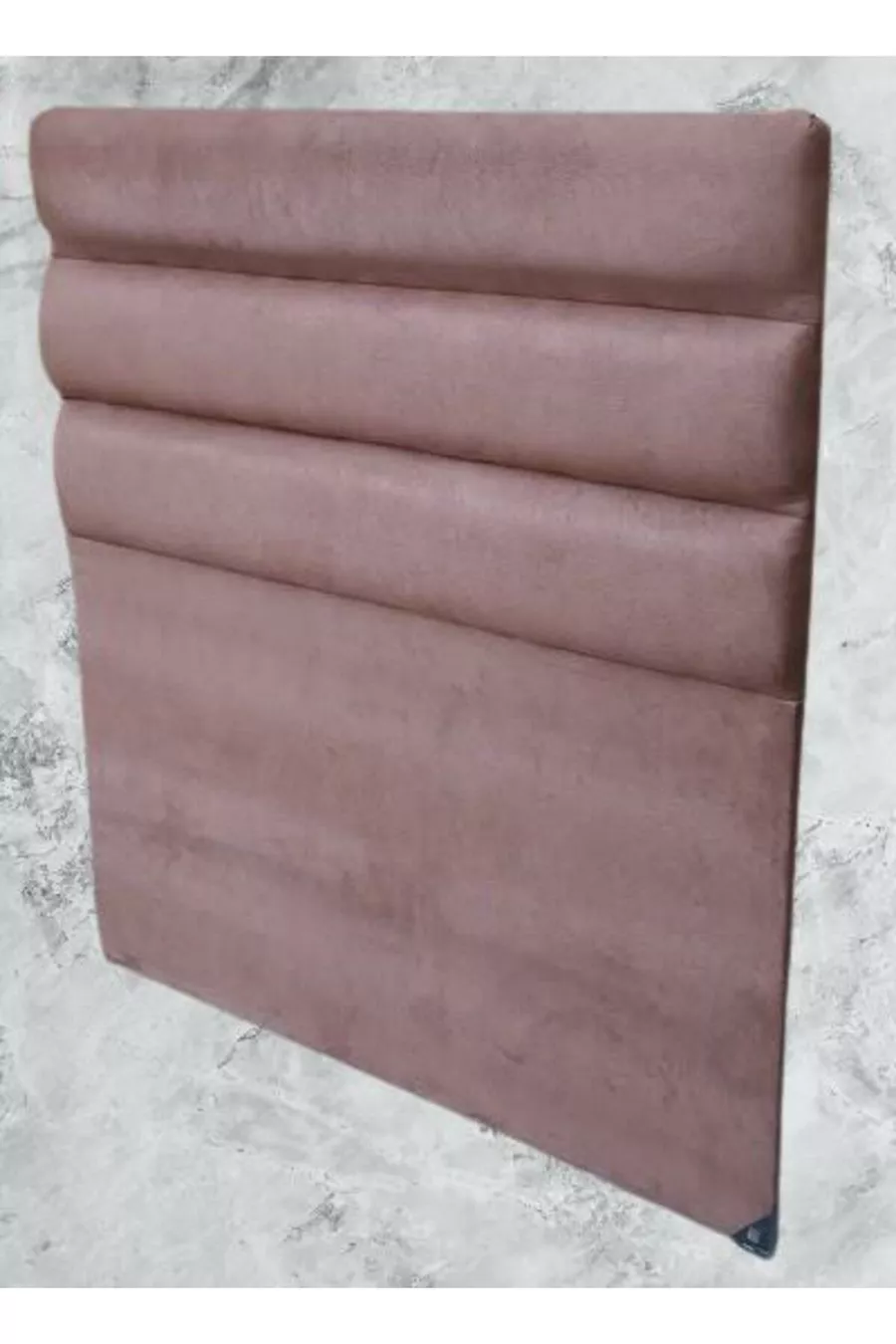 Title DK Single Person Horizontal Slice Model Thai Feather Brown Fabric Handmade