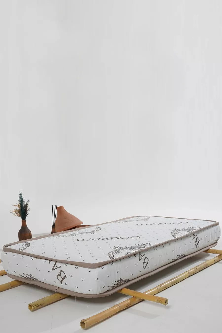 Lit pour bébé et enfant en bambou, lit de parc, lit d'appoint pour maman et lits pour bébé, matelas orthopédique CM
