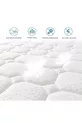 Matelas en mousse orthopédique complet London Visco Petli pour une personne ou pour deux, sur mesure cm