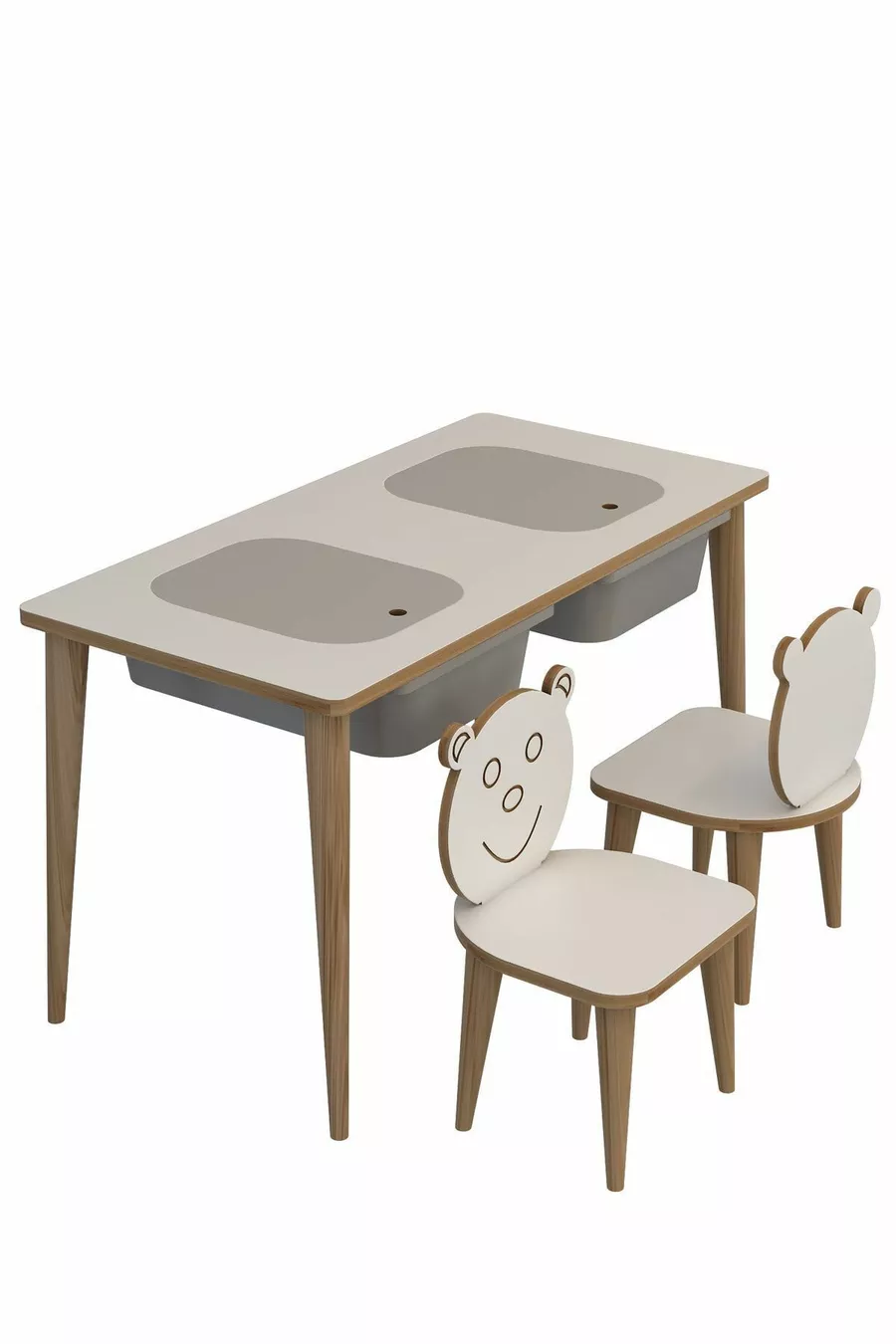 Bureau d'activité pour enfants avec dossier