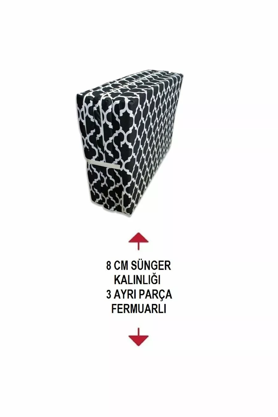 Lit pliant VIP (8 CM D'ÉPAISSEUR) Matelas en mousse CM-KARAÇATI