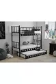 CHAMBRE D'ENFANT JEUNE AVEC LIT SUPERPOSÉ ET LIT EN MÉTAL ZAMBAK - x CM