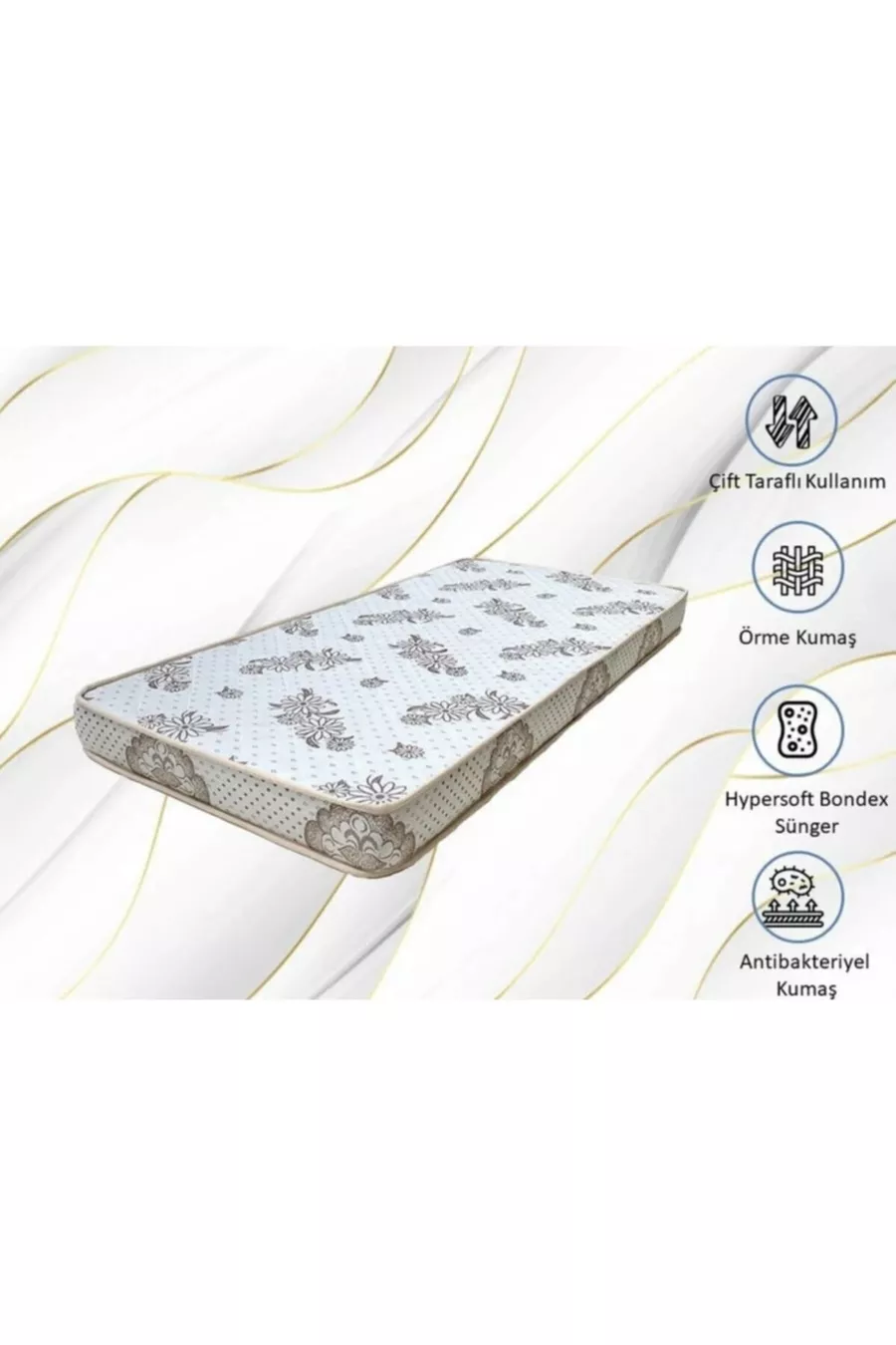 Lit simple Matelas orthopédique Bondex