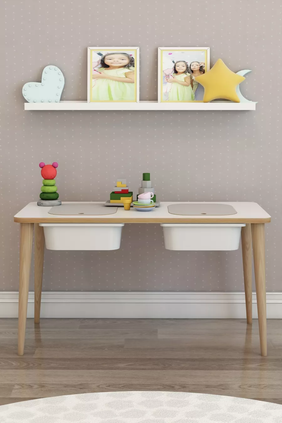 Bureau d'activités de jeux pour enfants