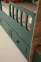 Rolluik Bunkbed met Zuigfunctie, Stalen Ondersteuning, Membrane Bekleding 100% MDF
