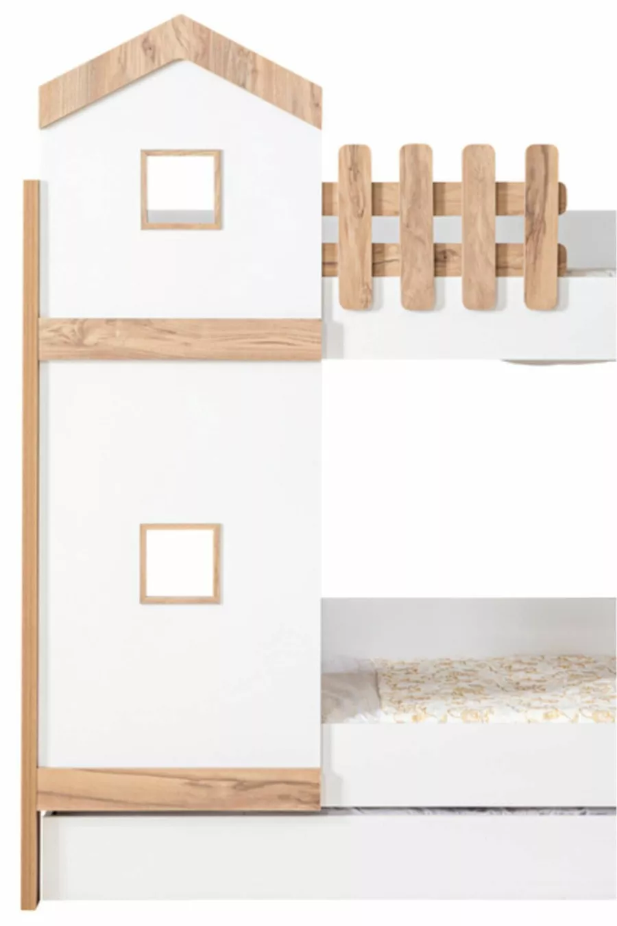 Bunk Bed Eiffel Bunk Bed with Small Bed