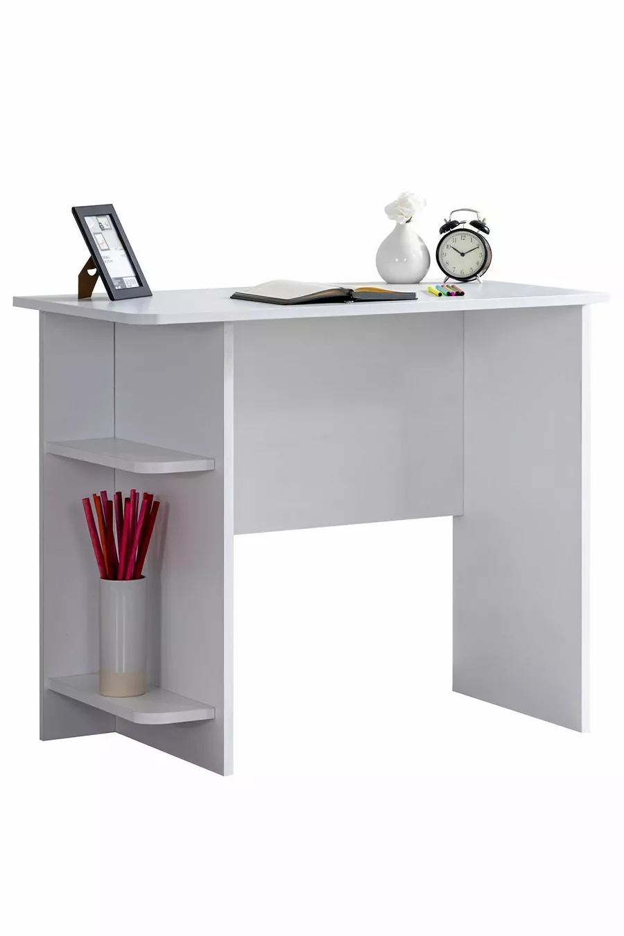 Lits superposés, Lit superposé Pisa, Table, Armoire 3 portes, 2 matelas Comfort