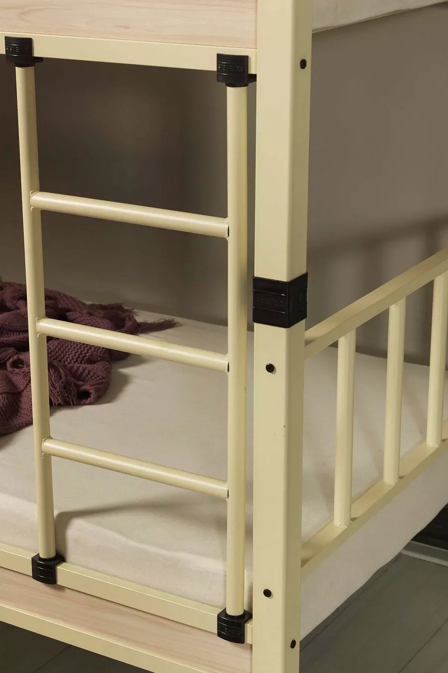 Chambre d'enfants Yurt avec Lit Superposé et Lit Métal