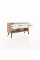 Arges Dresser 2 Drawers Pine-Pine/Onyx