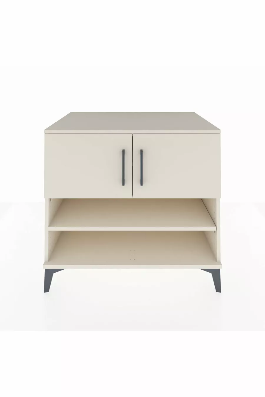 Commode Kronos 3 étagères 2 portes Pierre de lune-Pierres de lune