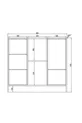 Elif Modern 2-Door 4-Drawer Dresser
