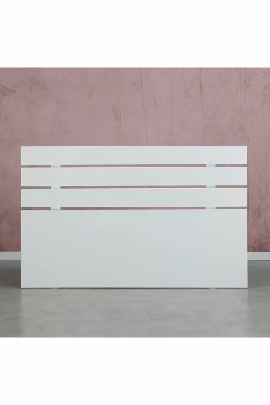 Tête de lit blanche double Huga / Cm pour sommier