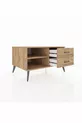 Commode Kronos à une étagère et 2 tiroirs en pin-pin