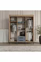 Ensemble de chambre d'enfant Izmir entièrement en MDF Flora et anthracite