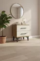 Silva Kommode 2 Schubladen Kiefer-Marmor | Schlafzimmer Eleganz