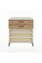 Hyperion Dressoir 2 Planken 2 Laden Lichtgrijs-Naaldhout