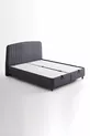 Canto Baza, Testata Silver Matrimoniale Set da 2 - Antracite,