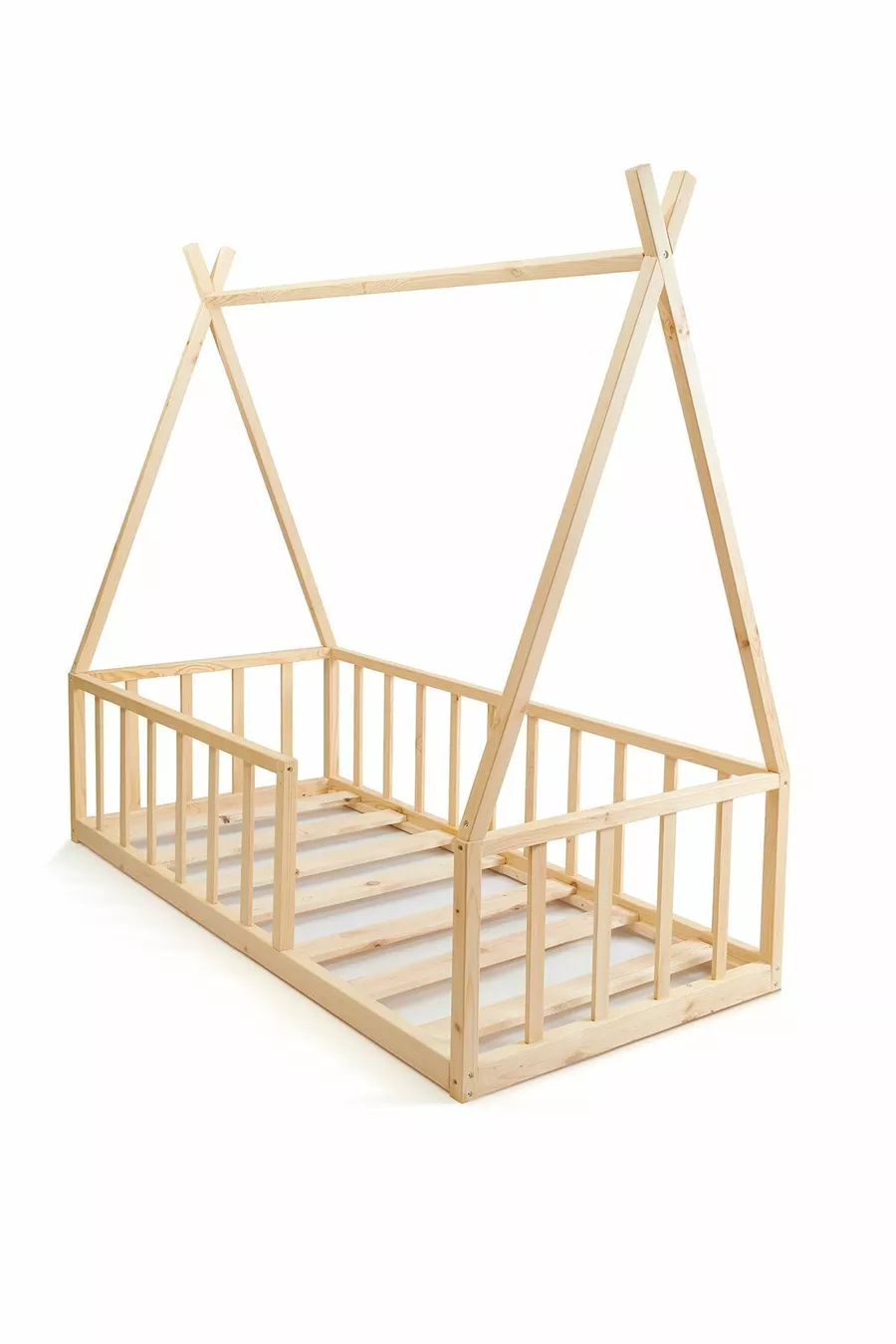 – Lit Montessori pour bébé et enfant Unisexe en bois naturel