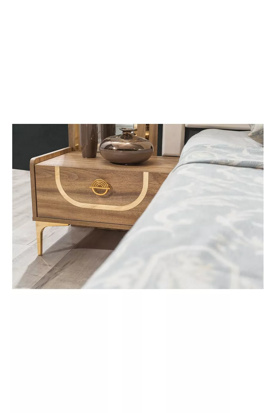 Saffier Walnoot Slaapkamer Set