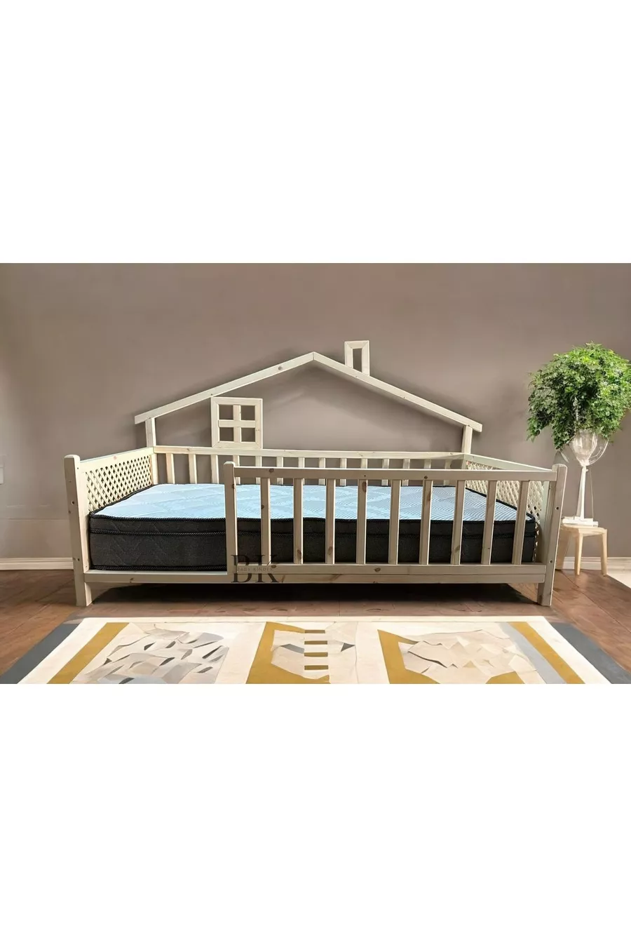 Lit Montessori Deluxe en bois naturel pour bébés et enfants