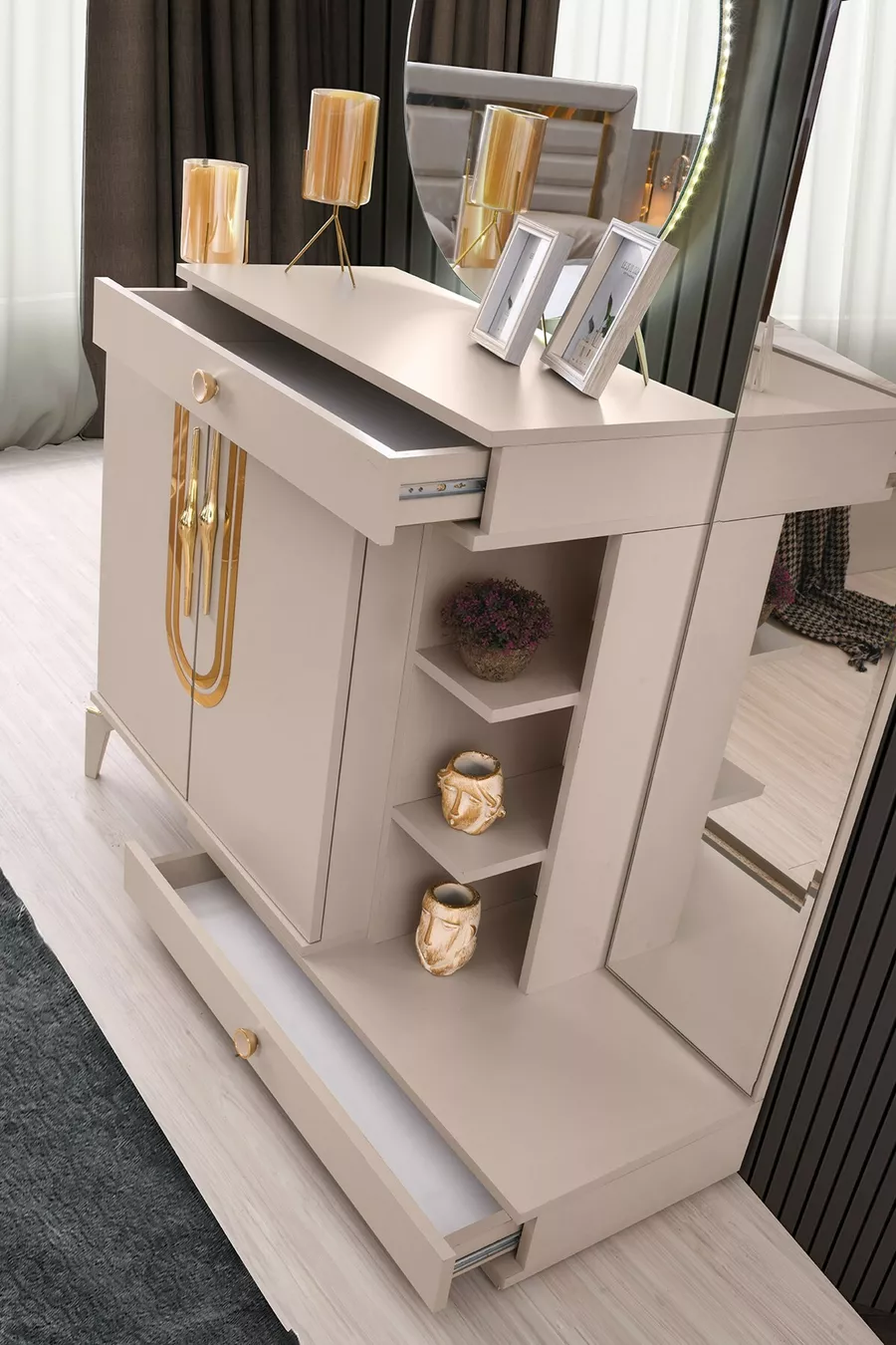 MDF Safir Schlafzimmer Set