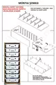 White 8-Basket Multipurpose Cabinet, Kitchen Cabinet, Children's Toy Cabinet, Toy Organizer