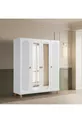 Armoire Peri  % MDF à 4 portes avec membrane